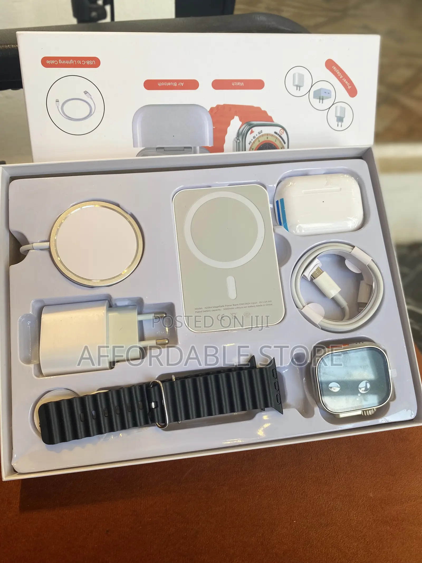 X8 Ultra Max Smart Watch ( + Wireless Charger,Airpod Pro,Original Usb