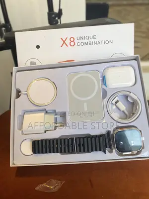 X8 Ultra Max Smart Watch ( + Wireless Charger,Airpod Pro,Original Usb