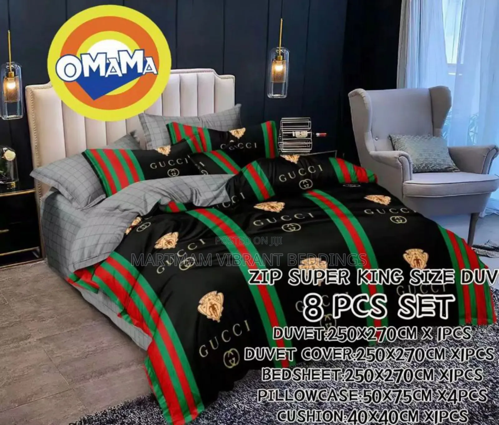 8 Pieces Duvet Set