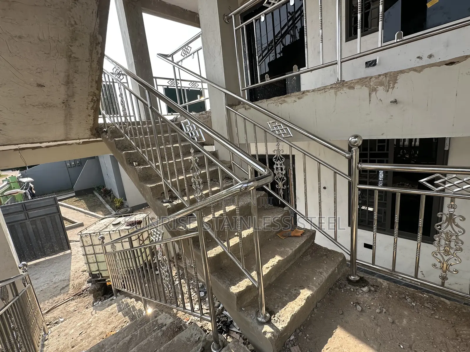 Sunrise Stainless Flower Installation Balustrade