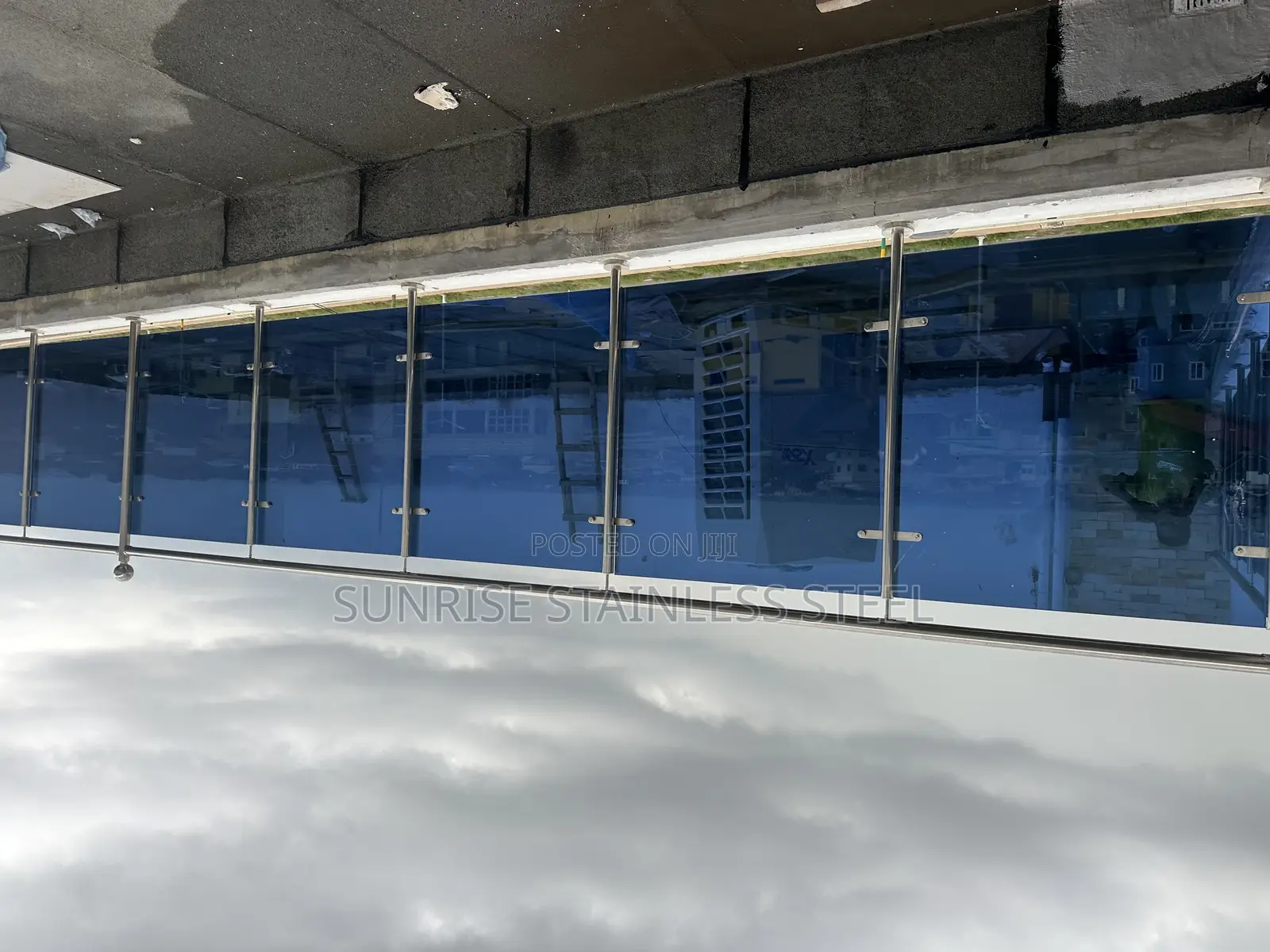 Sunrise Stainless Flower Installation Balustrade