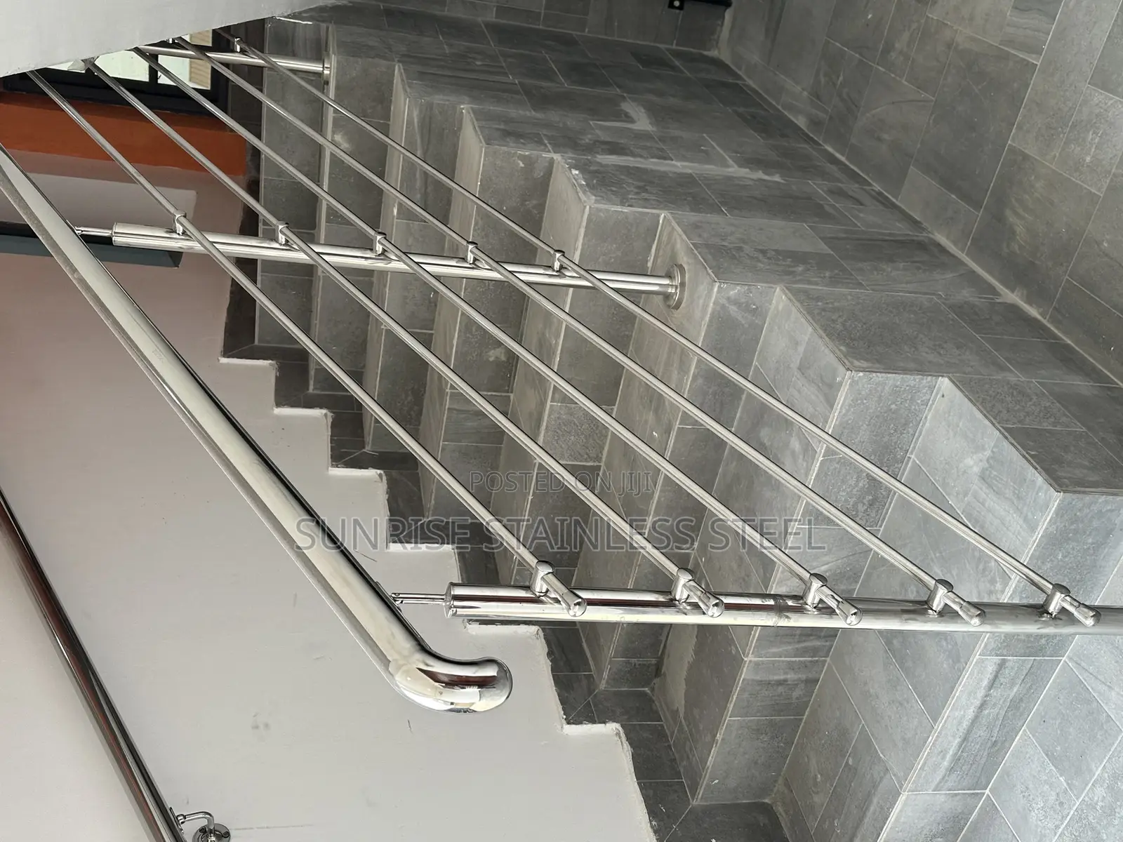 Sunrise Stainless Flower Installation Balustrade