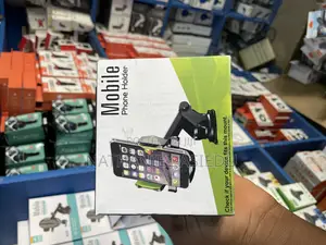 Mobile Phone Holder, Likely Designed for Use in a Car as a Mount.