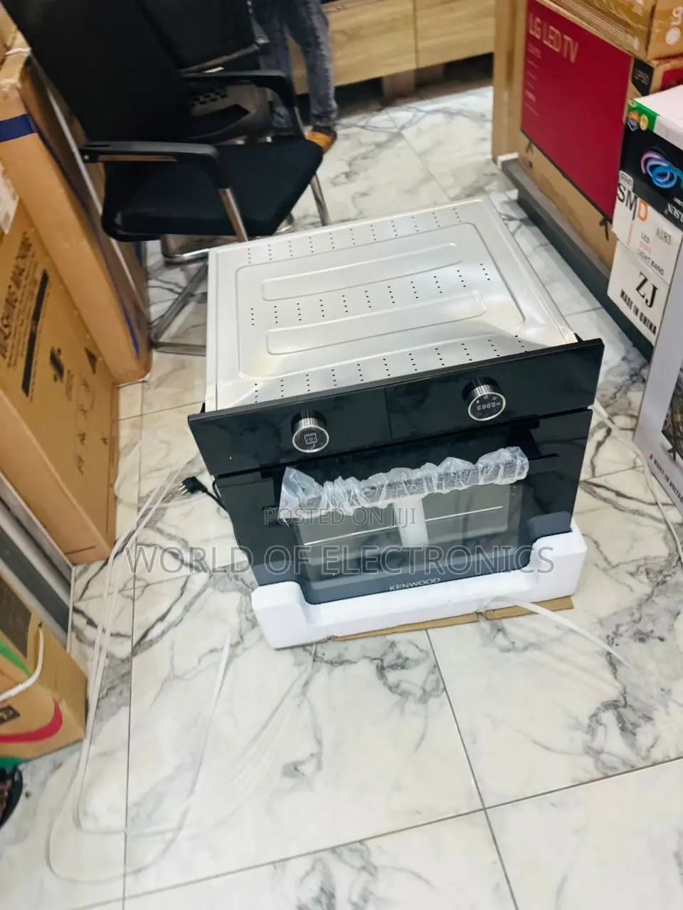 Non-Stick Coating Electric Oven 60cm Size (Kenwood) Mirror Door