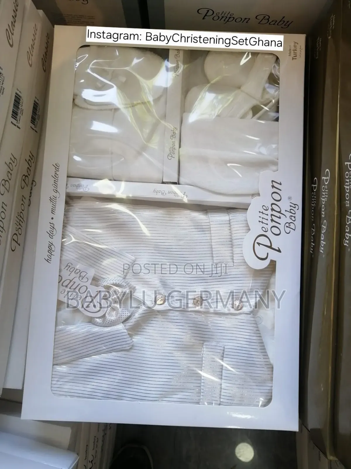 White Baby Luxury Naming or Christening Gift Set