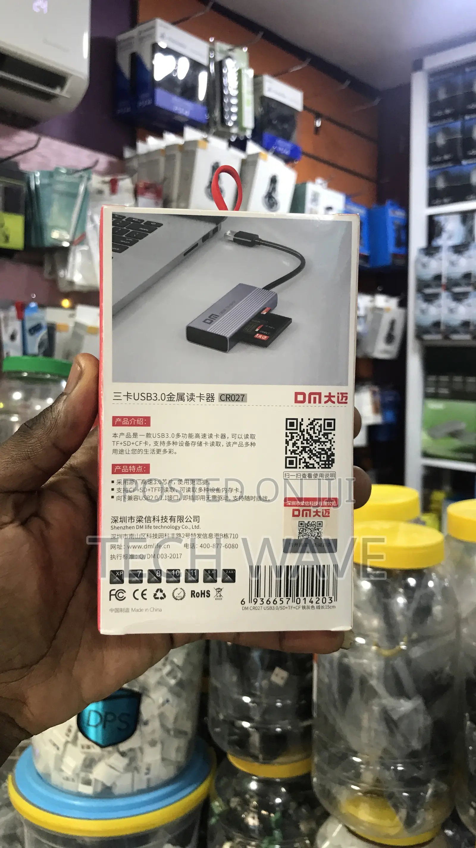Usb 3.0 Tf-Sd-Cf Card Reader Combo