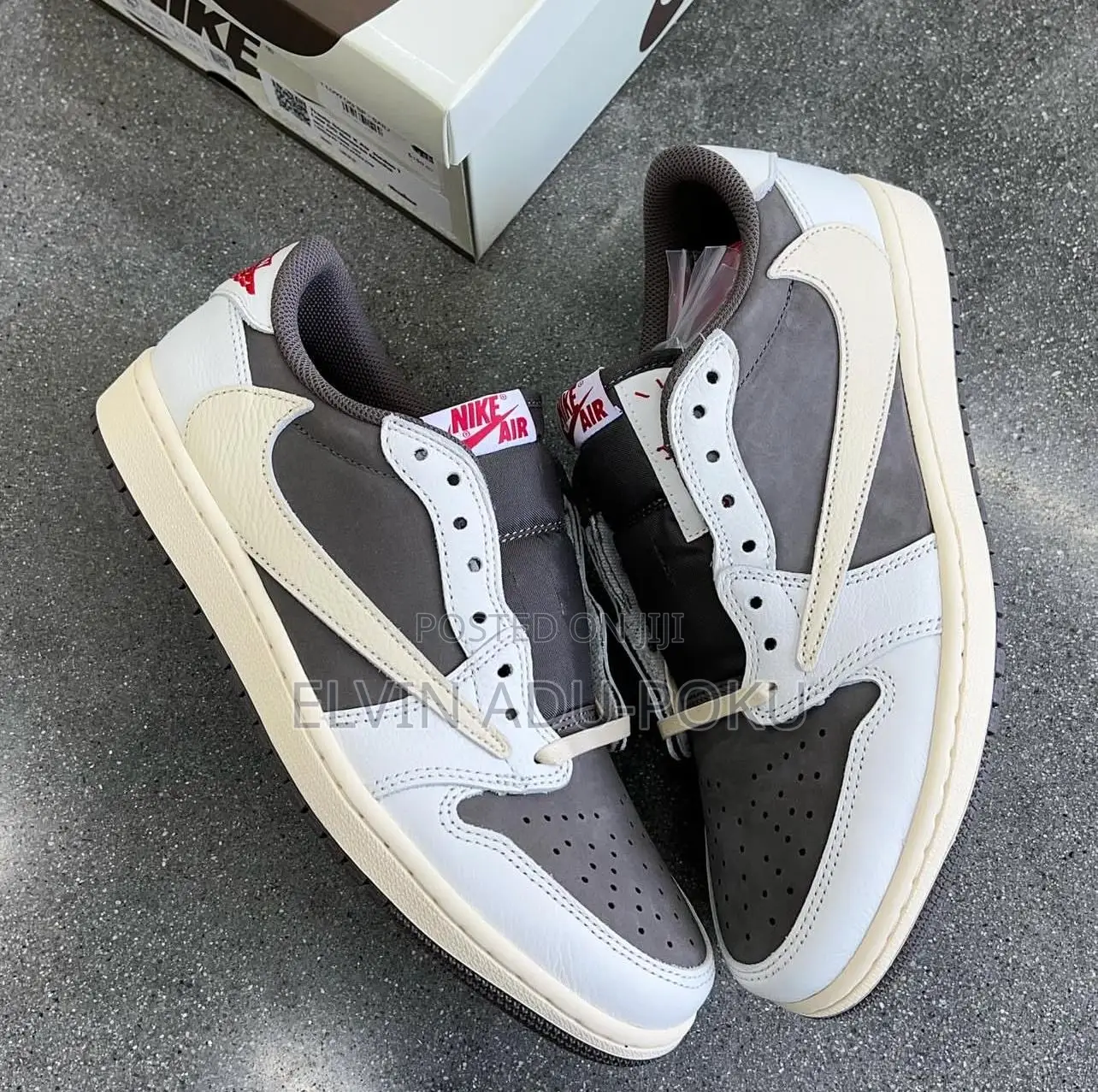 Travis Scott Air Jordan 1 Low Og "Reverse Mocha" Sneakers