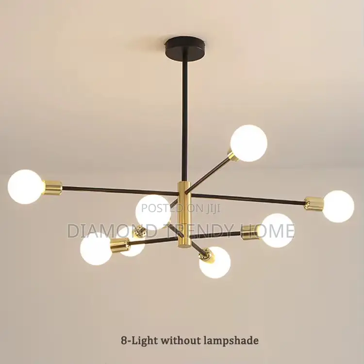 8 Heads Pendant Chandelier Light