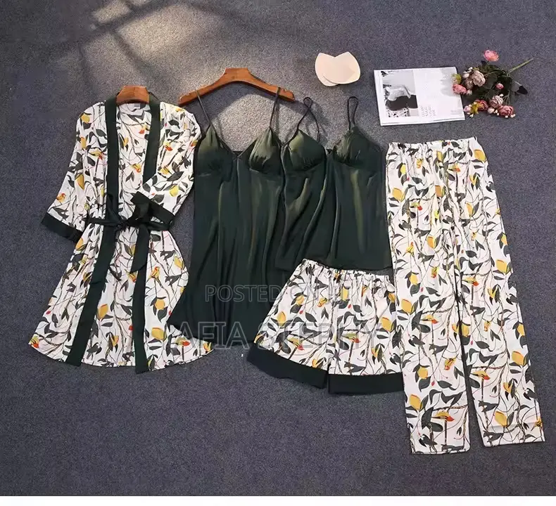 5 Piece Night Wear Available
