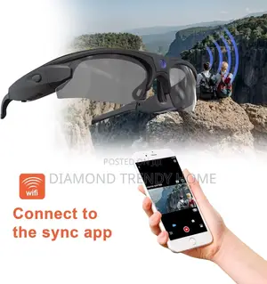 Smart Sunglass With Video Camera and Ear Piece.