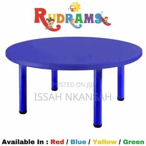 Children Round Plastic Table Only Chairs Not Included