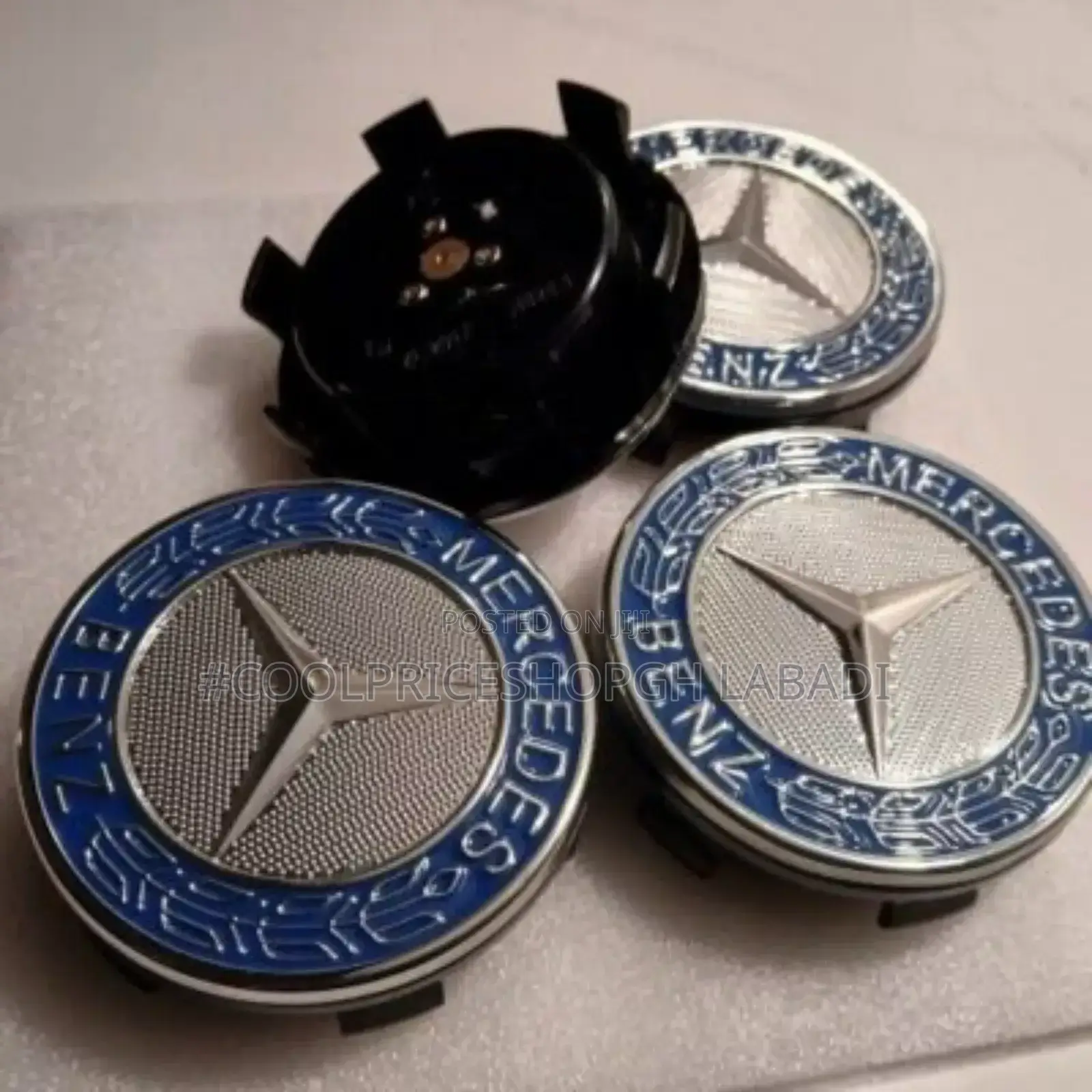 Led Wheel Caps Blue Light for Mercedes Benz Blue
