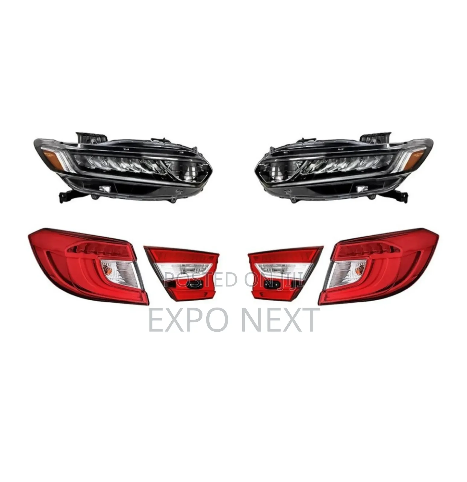 Replacement - 6-piece Kit Pair  Headlights,Pair Tail Lights)