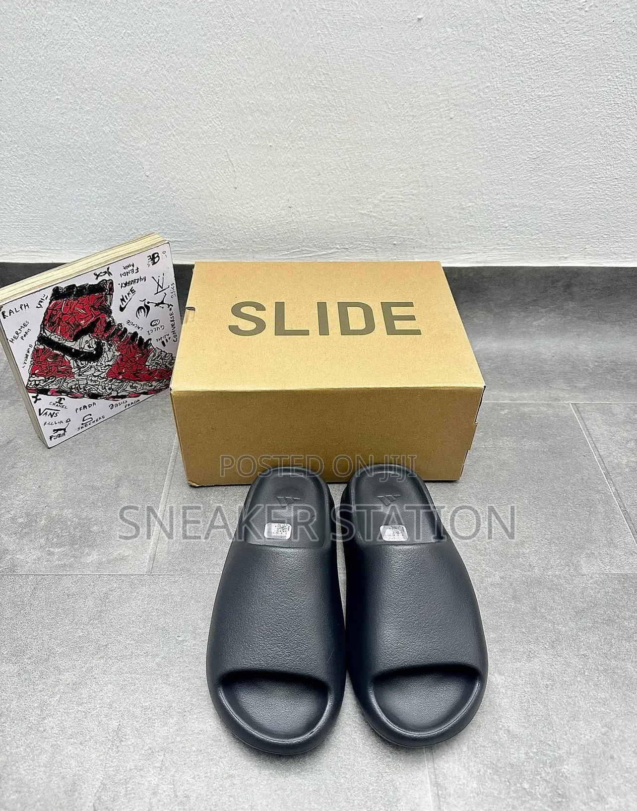 Adidas Yeezy Slides Black