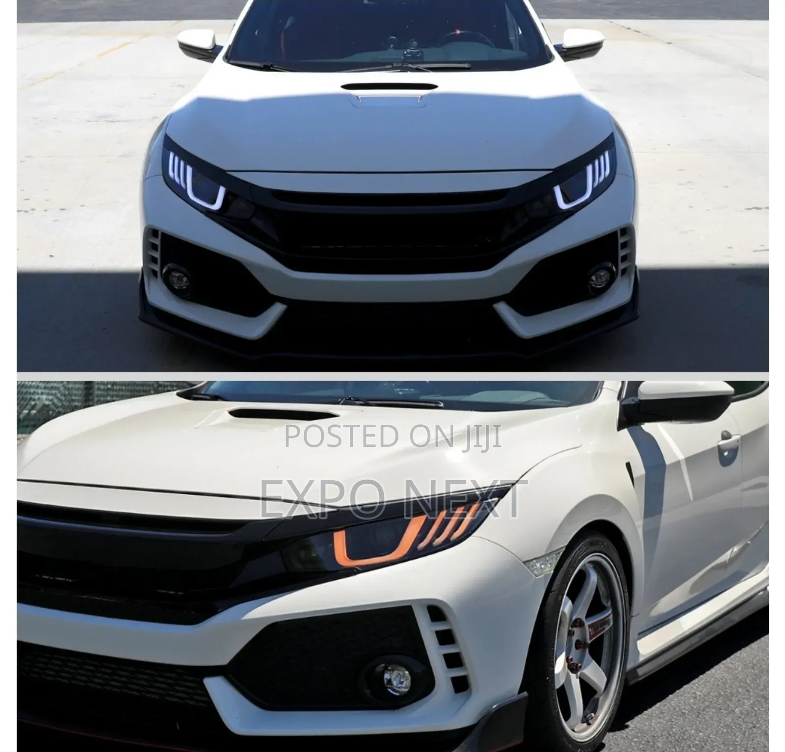 Spec-d® - Civic 2017-2018 Drl Bar Projector Led Headlights
