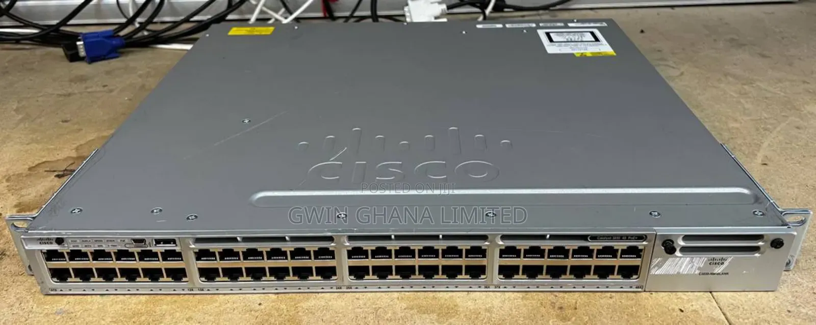 Cisco Ws-C3850-48t-S 48 48port Gigabit L3 Managed Switch .