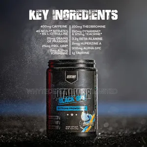 Unleash Strength With Total War Black Ops Pre-workout |Caffeine| Focus