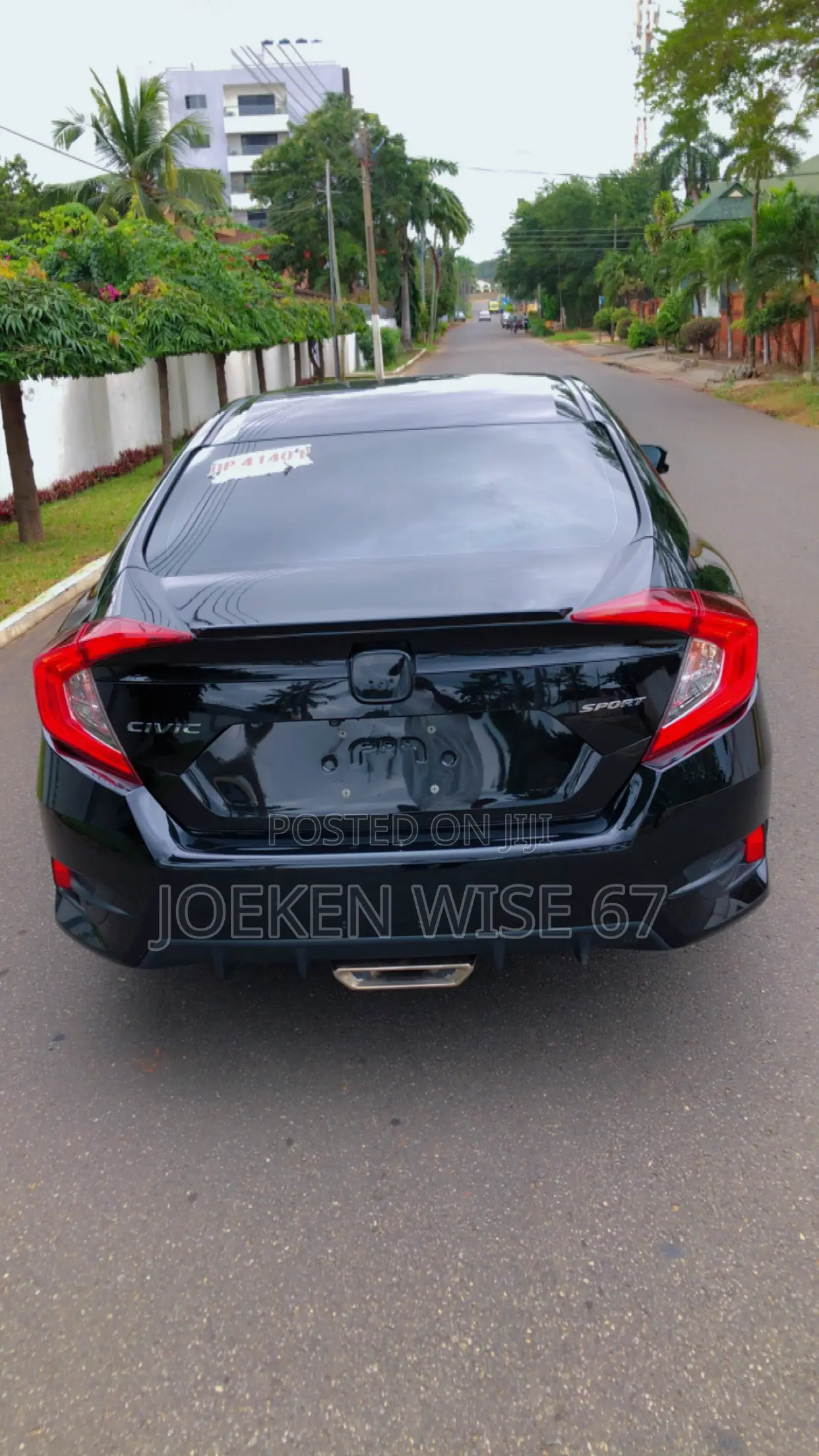 Honda Civic Sport Sedan 2020 Black