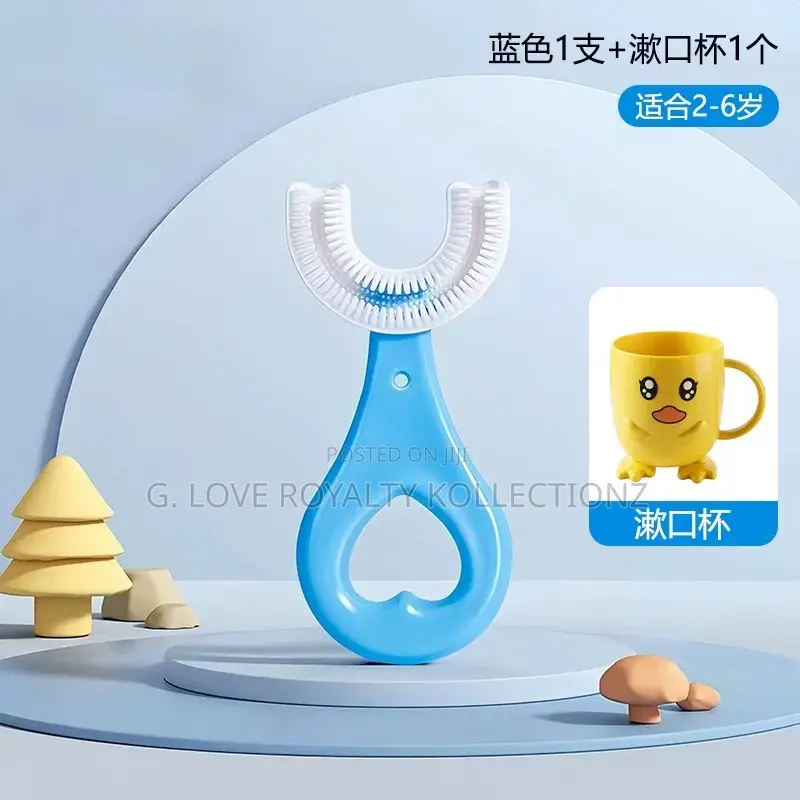 U Sharp Silicone Toothbrush Cup