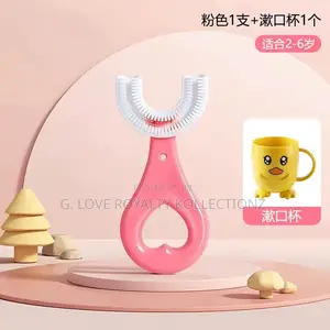 U Sharp Silicone Toothbrush Cup