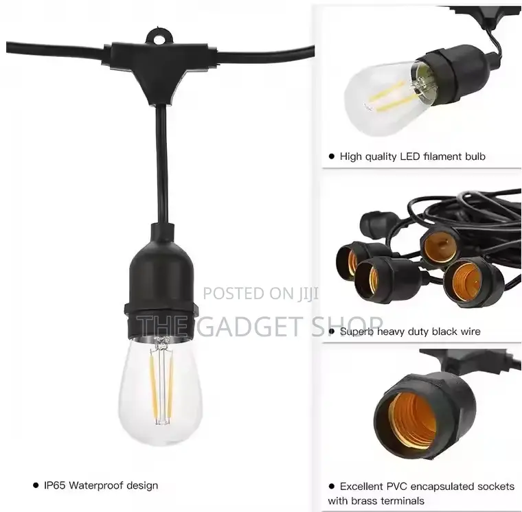 Pergola Bulb String Light