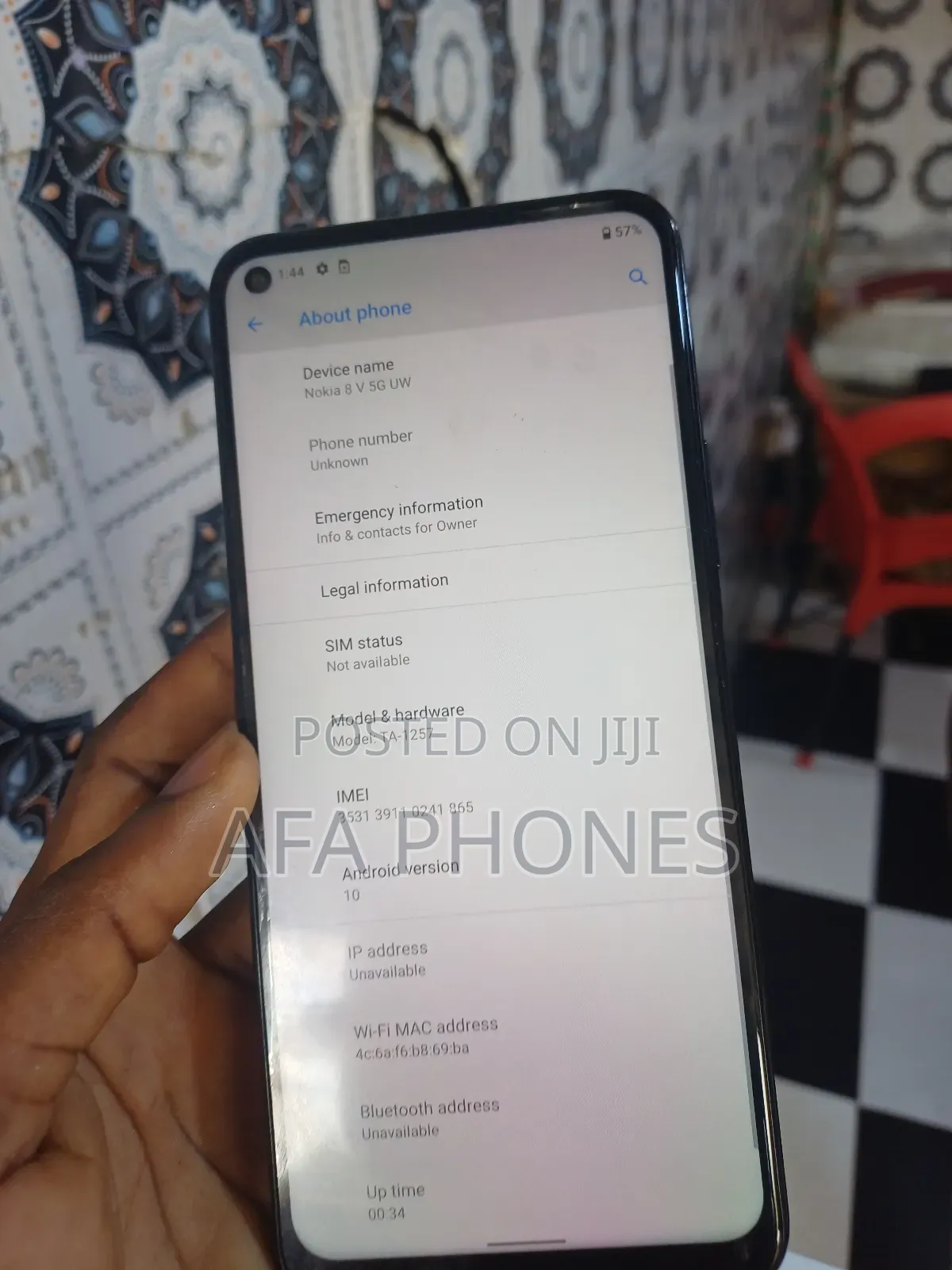 Nokia 8 V 5G UW 64 GB Black