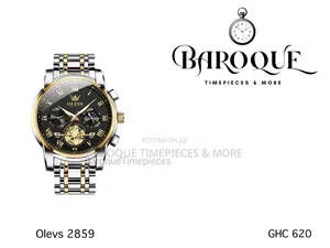 Authentic Olevs Tourbillon 2859 Chronograph Watch