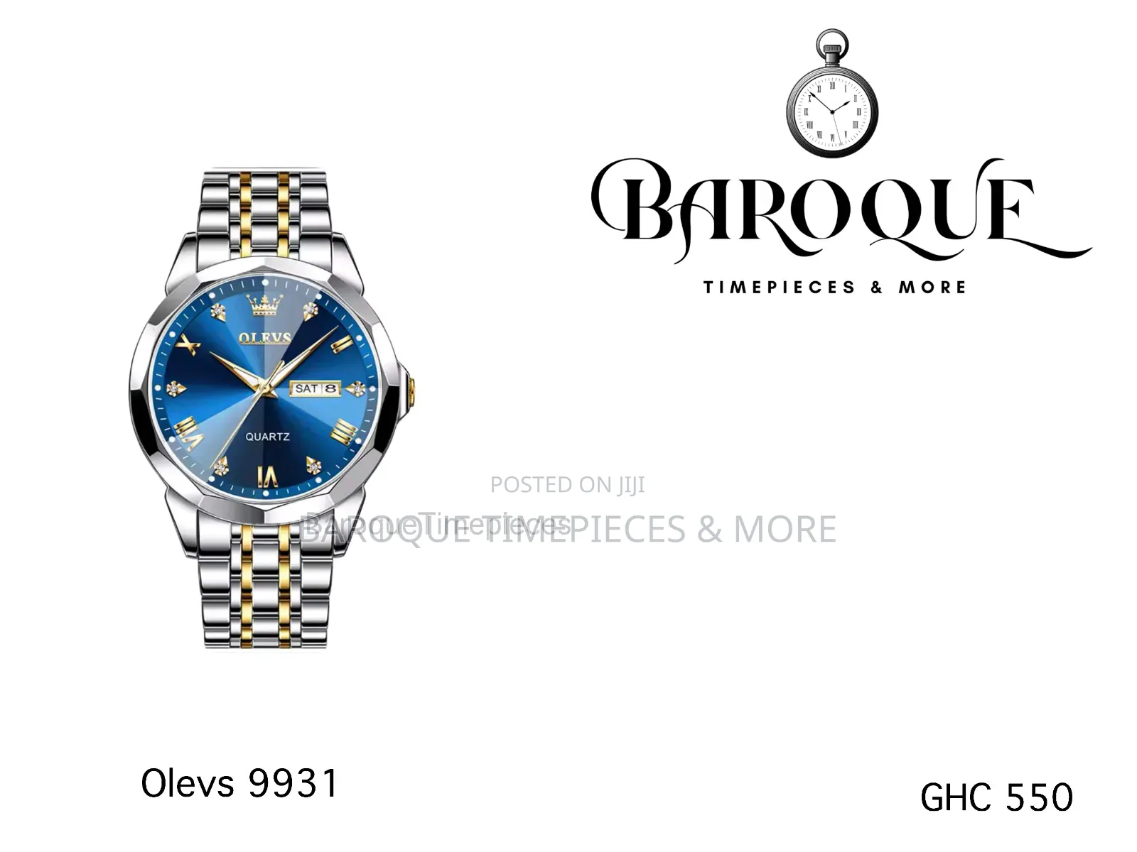Authentic Olevs Tourbillon 2859 Chronograph Watch