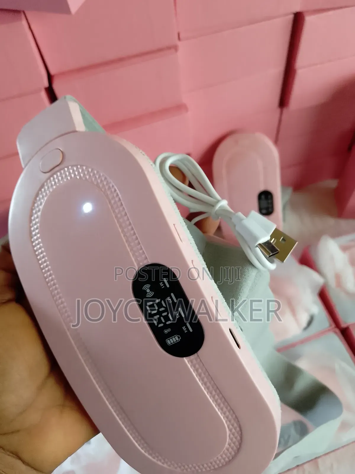 Menstrual Heating and Massage Belt/Pad Device