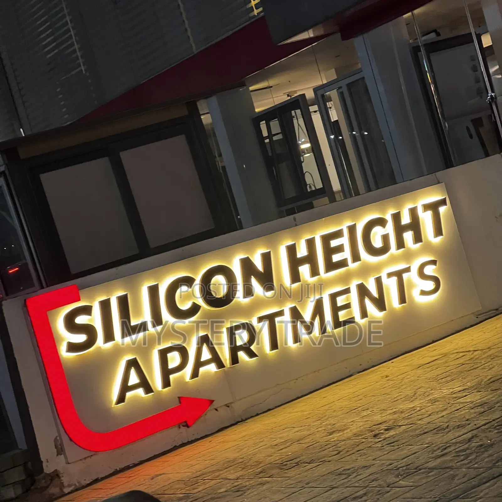 Luxurious Unique 3d Backlight Signage Silicon Height