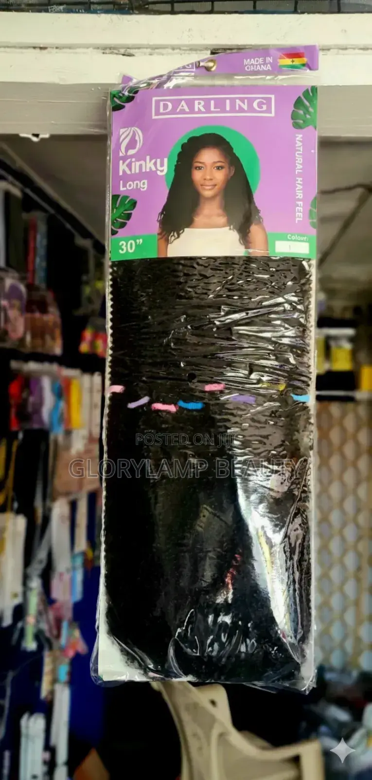 Darling Kinky Long Braid Extension – 30 Inches Color 1