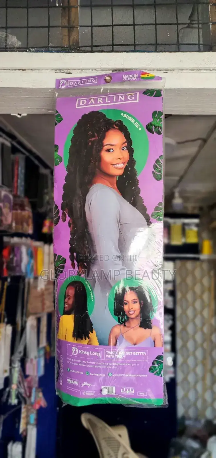 Darling Kinky Long Braid Extension – 30 Inches Color 1