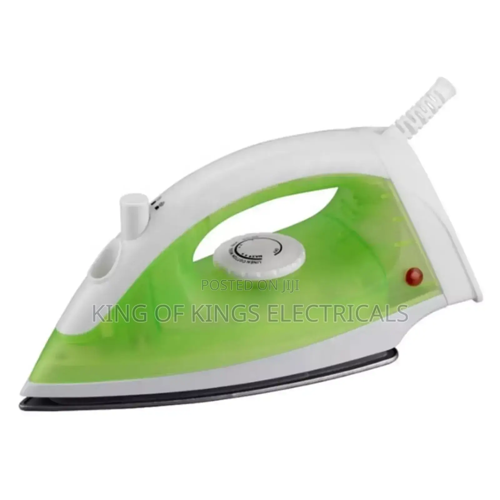 Electric Steam Dry Iron –Non-Stick Soleplate, Adjustable Temperature