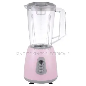 2-in-1 Electric Blender With Grinder – Powerful Stylish (Pink)