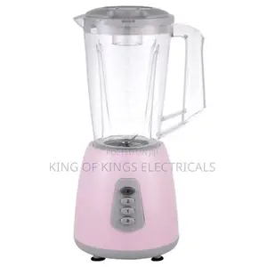 2-in-1 Electric Blender With Grinder – Powerful Stylish (Pink)