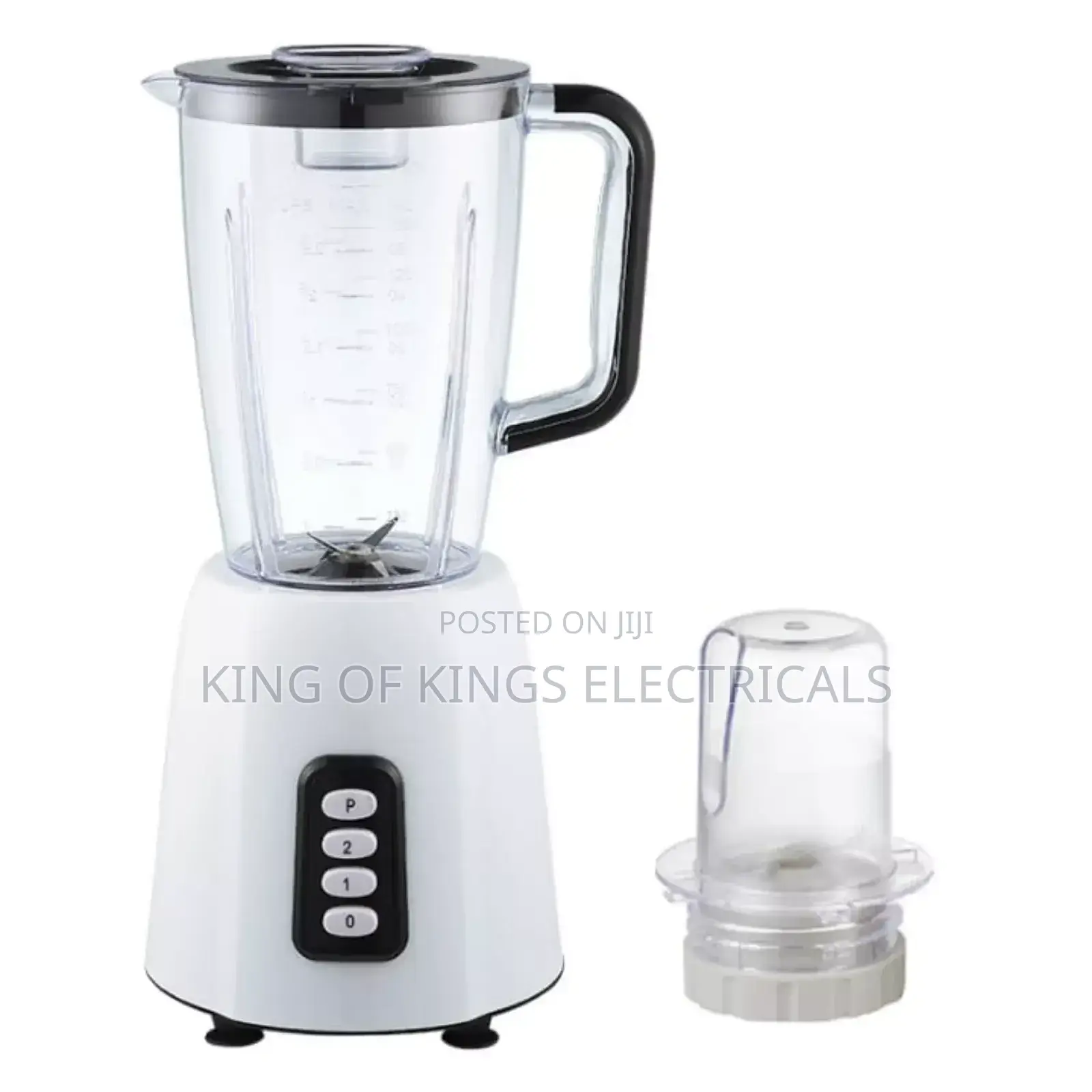 2-in-1 Electric Blender With Grinder – Powerful Stylish (Pink)