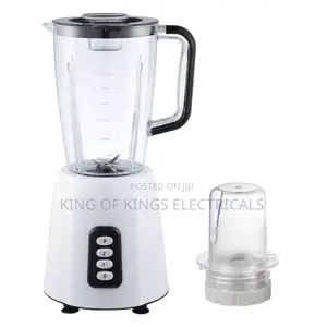 2-in-1 Electric Blender With Grinder – Powerful Stylish (Pink)