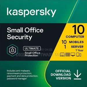 Kaspersky Small Office Security for 10 Devices + 1 Server for 1 Year