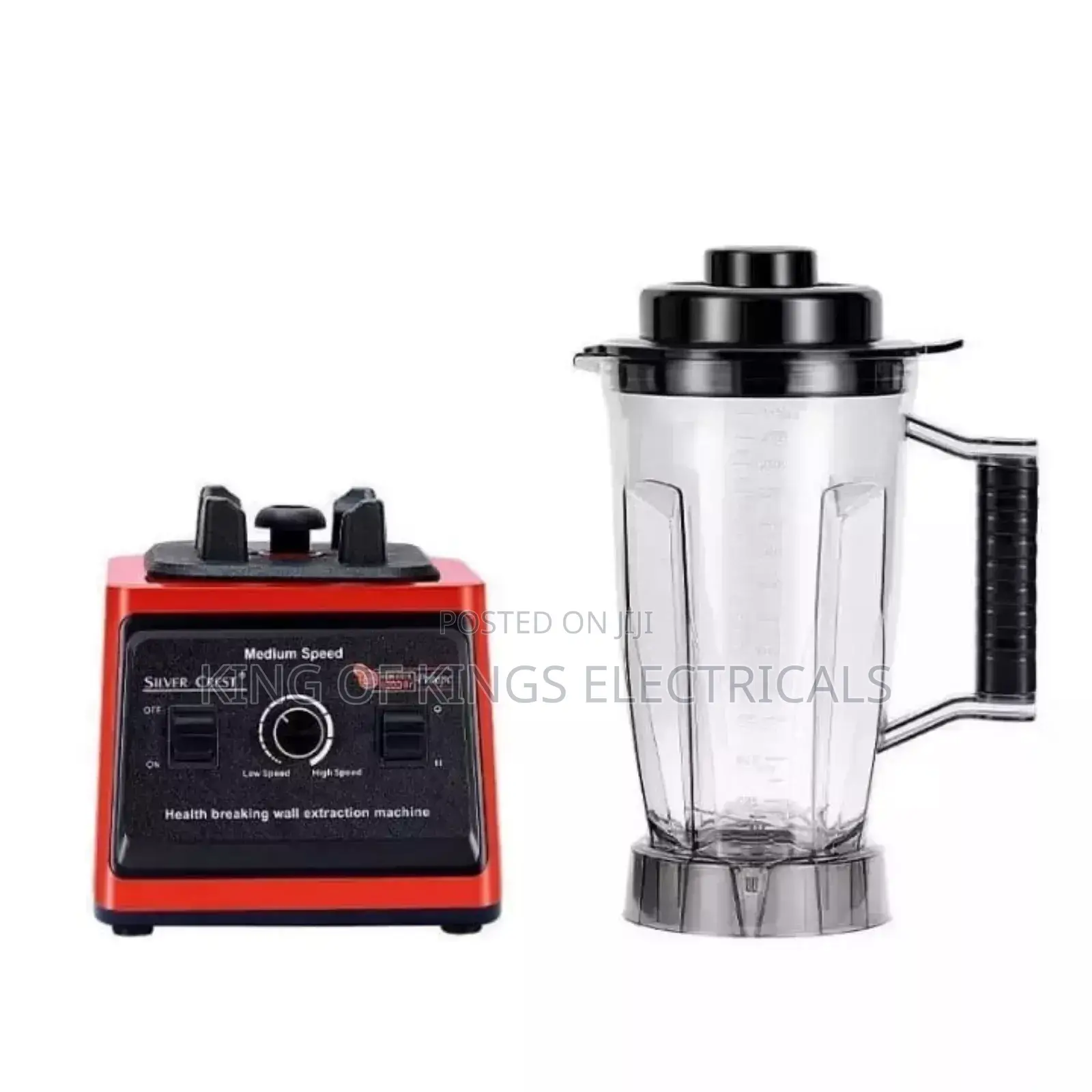Silver Crest Heavy Duty Commercial Blender – 4500w, 2l Jar + Grinder