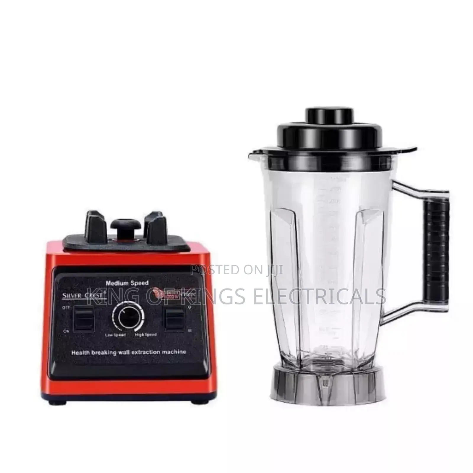 Silver Crest Heavy Duty Commercial Blender – 4500w, 2l Jar + Grinder