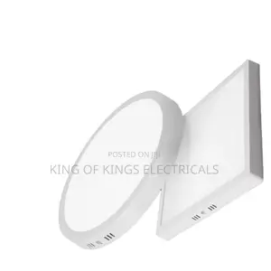 Round Led Panel Light – Super Bright, Energy Saving (6w/12w/18w/24w)
