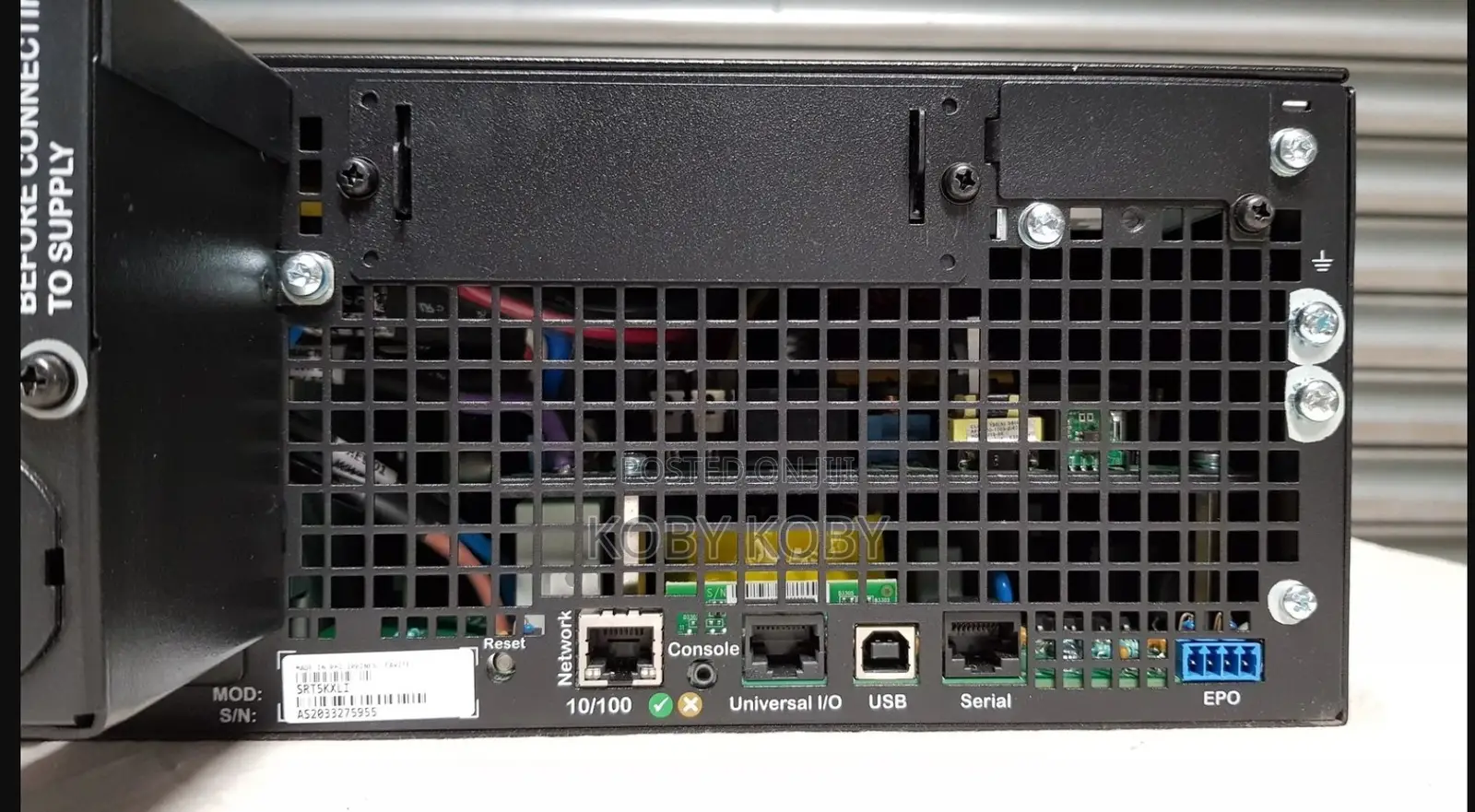 Apc Smart-Ups on-Line, 5kva/5kw, Rack/Tower, 230v, W/O Rail Kit