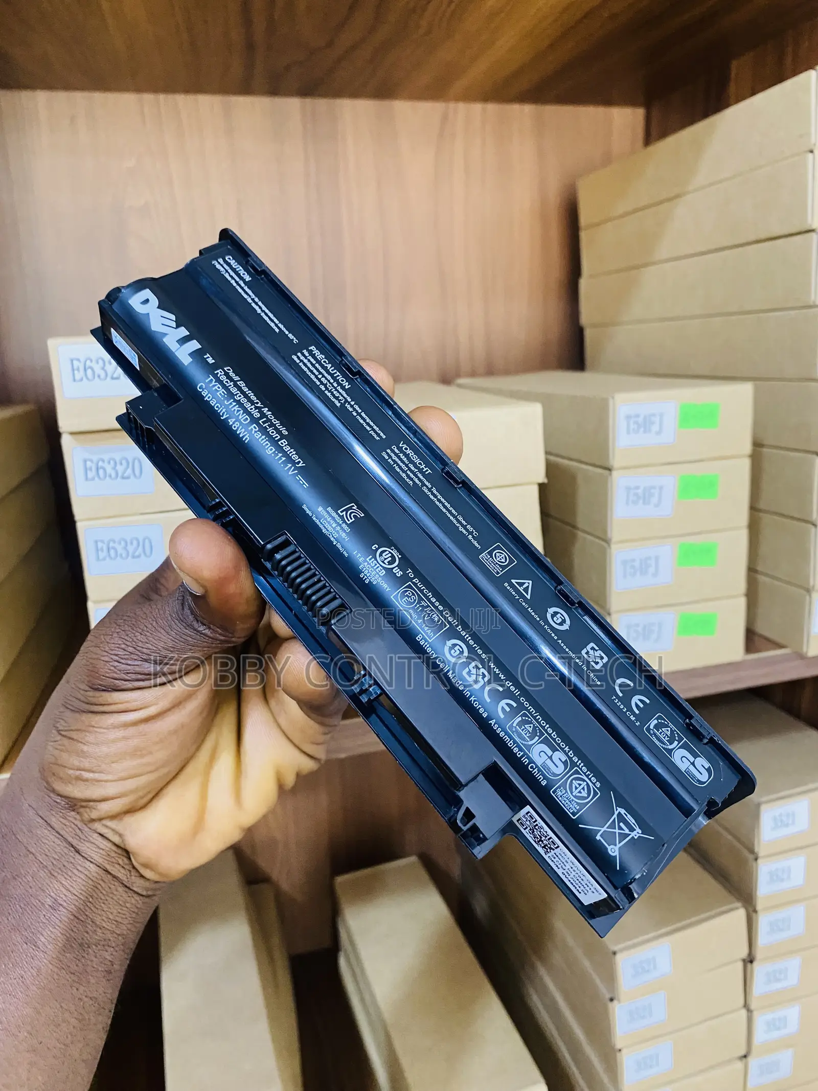 J1knd Dell Original Laptop Battery External Grade A
