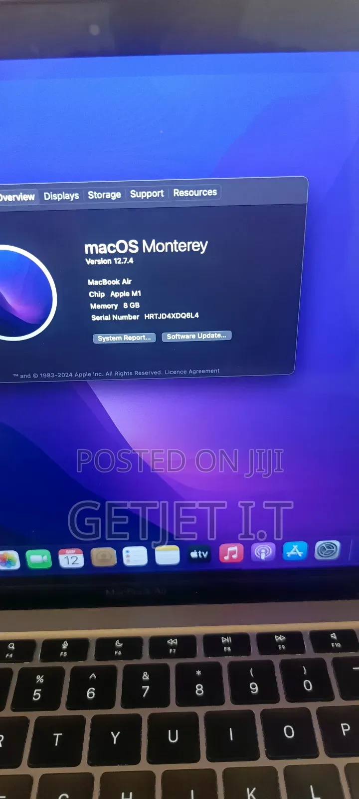 Laptop Apple MacBook Air 2020 M1 8GB Apple M1 SSD 256GB