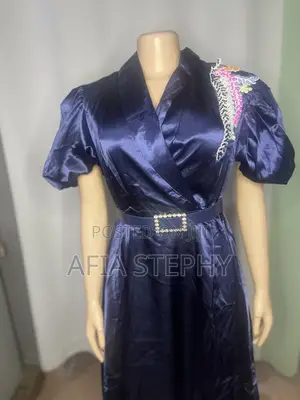 Silk Knee Level Dress