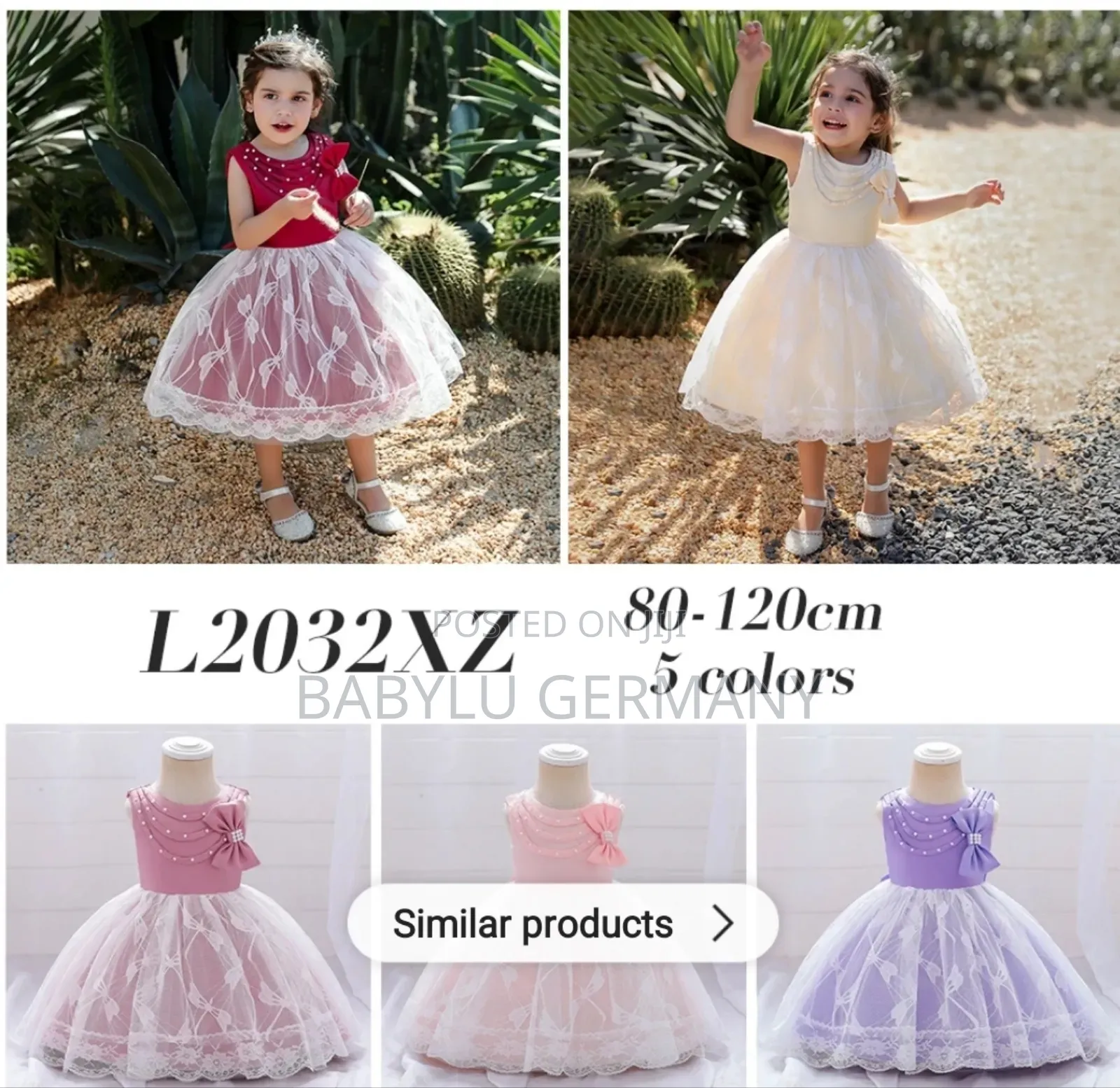 Girl Pink Princess Dress