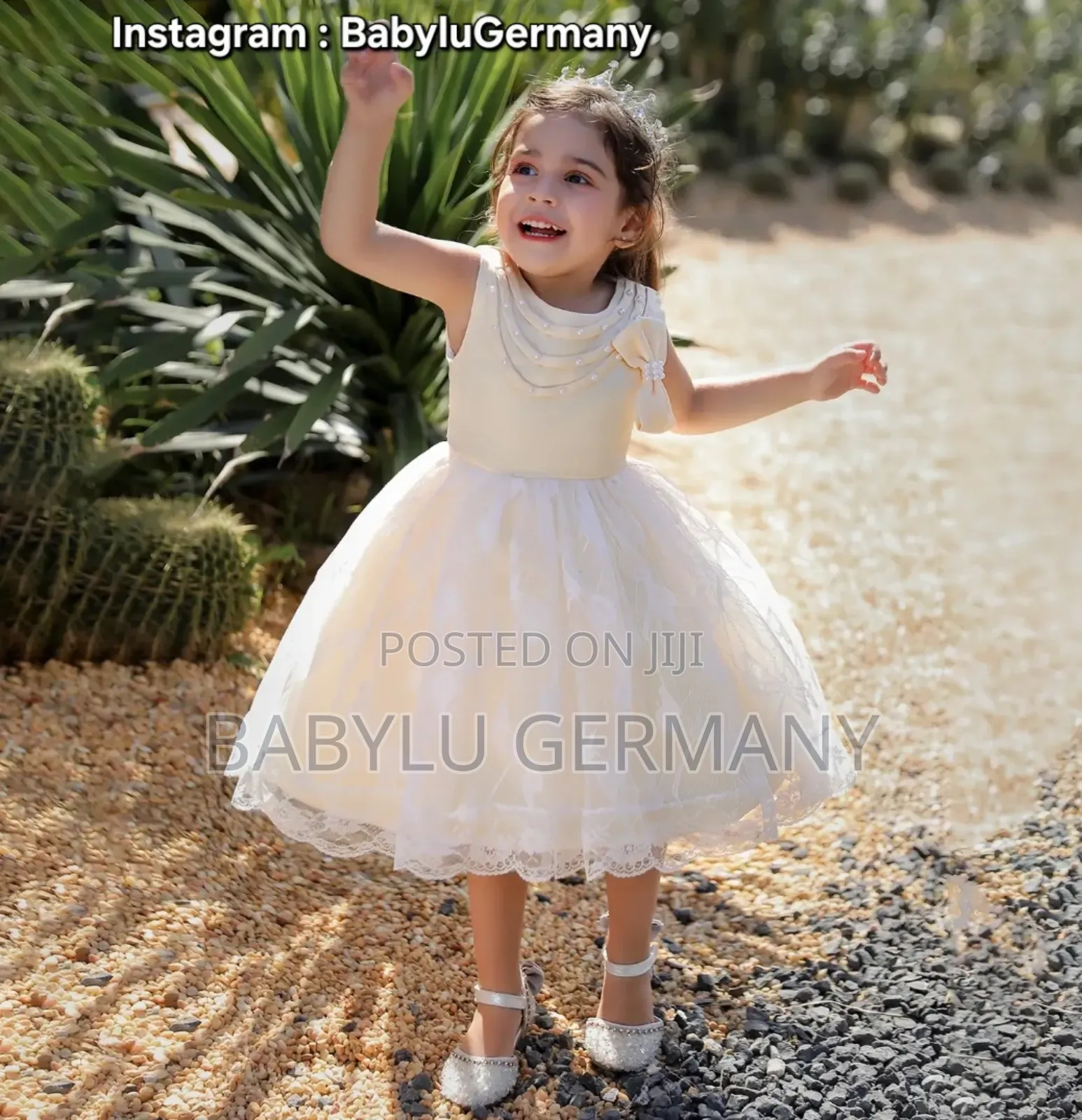 Off- White or Cream Princess Dress