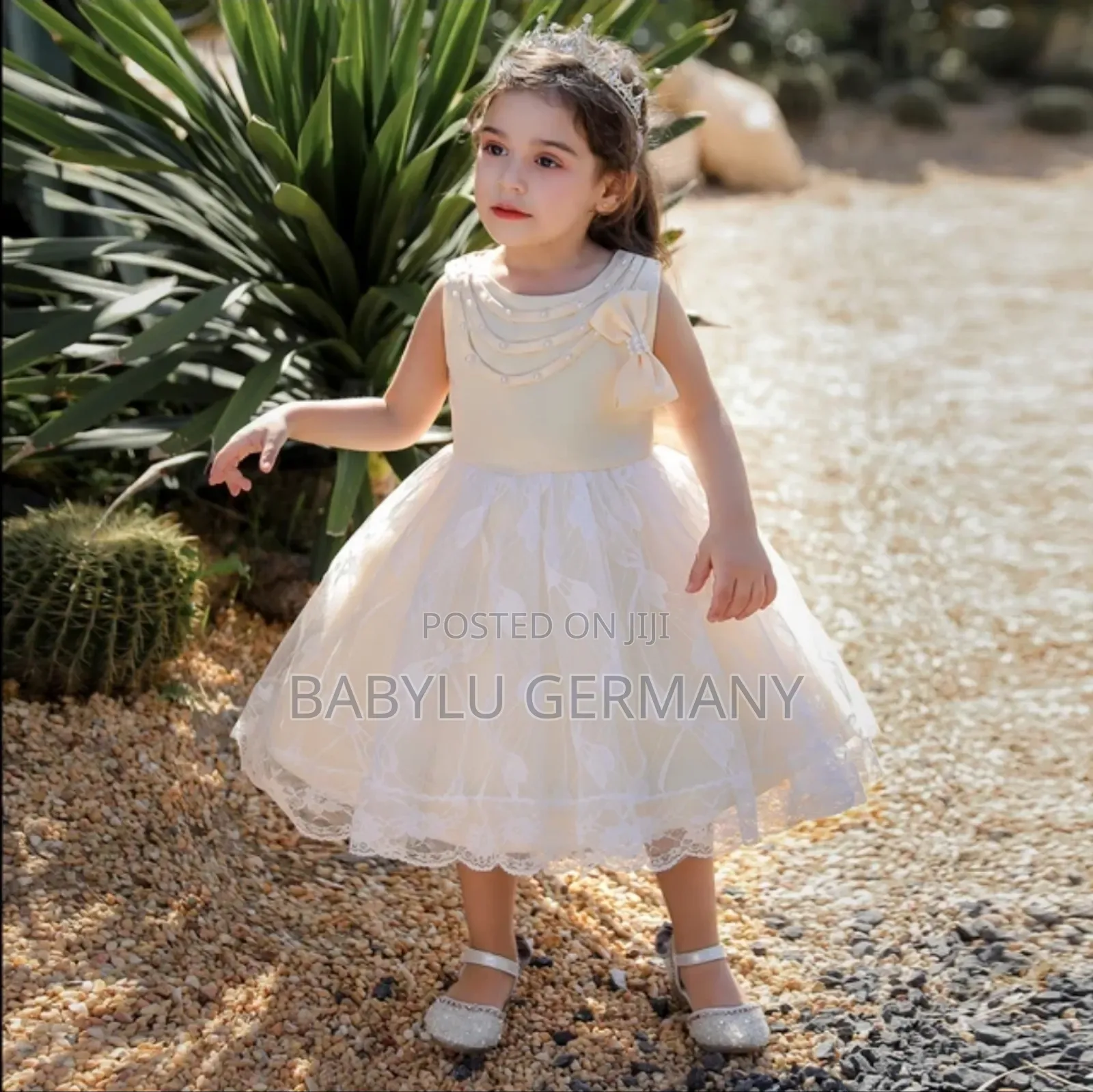 Off- White or Cream Princess Dress