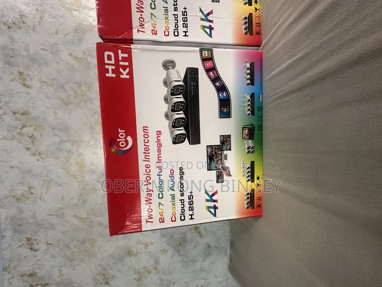 4 Channel Hivision CCTV Kit 2mp Full Coloured