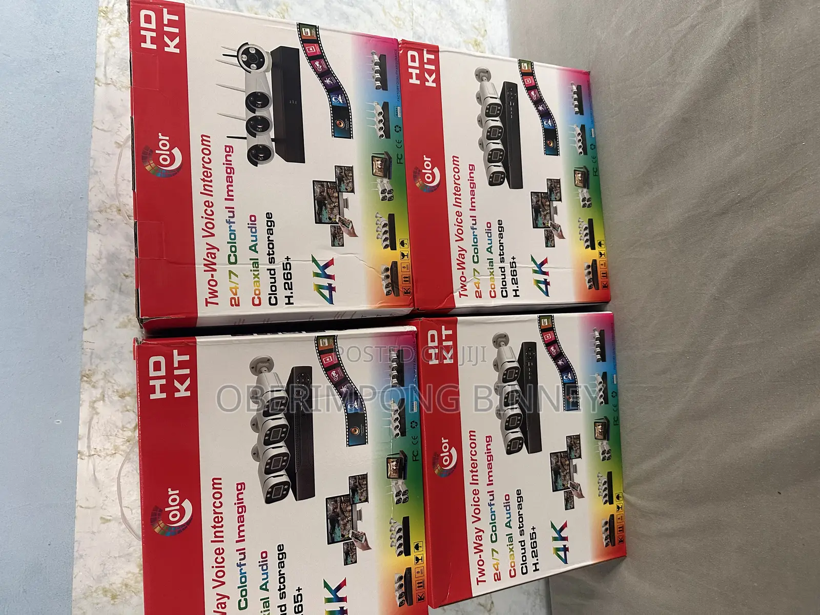 4 Channel Hivision CCTV Kit 2mp Full Coloured